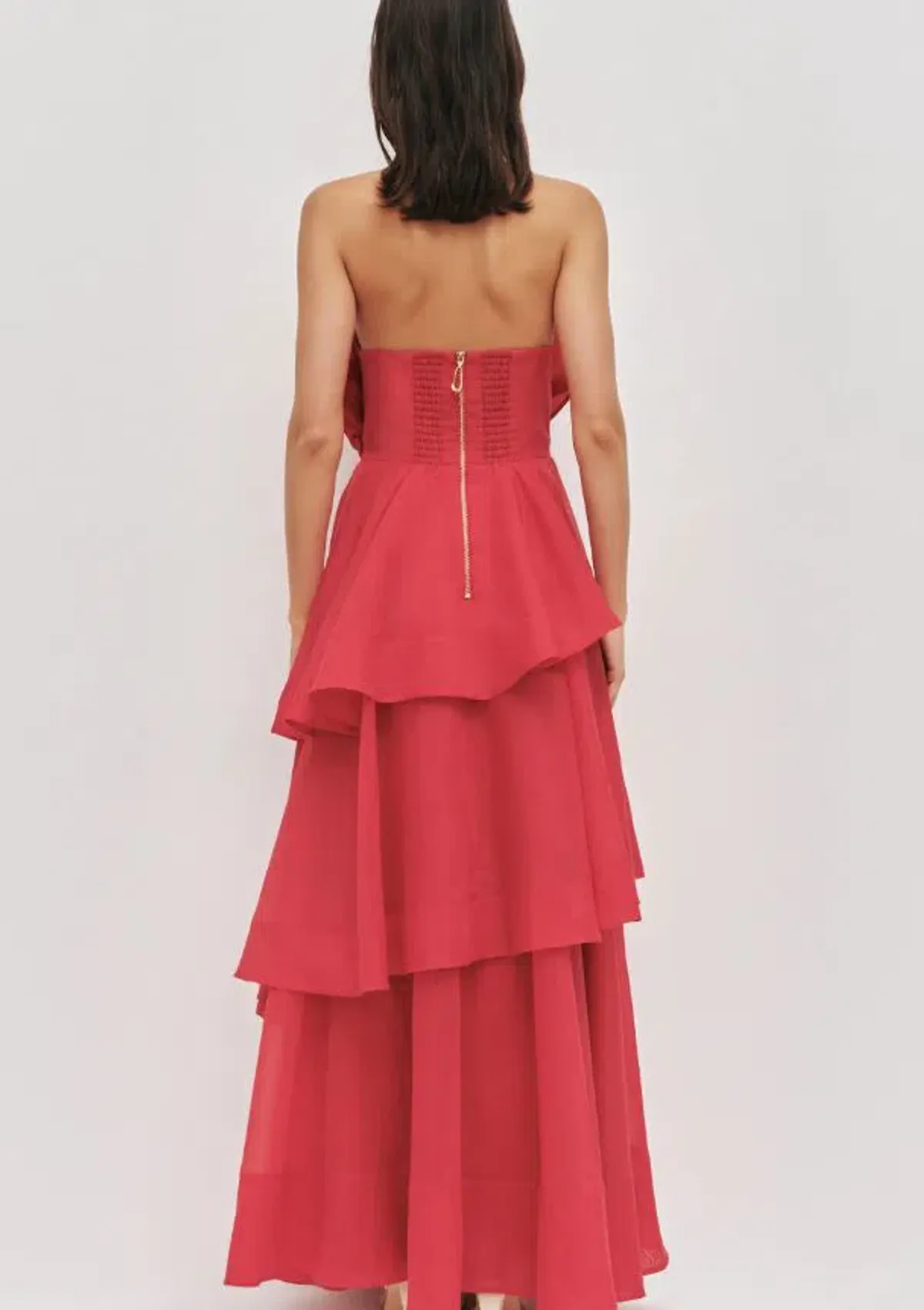 Aje Selestia Gown in Scarlet Red Size 12 - Image 2