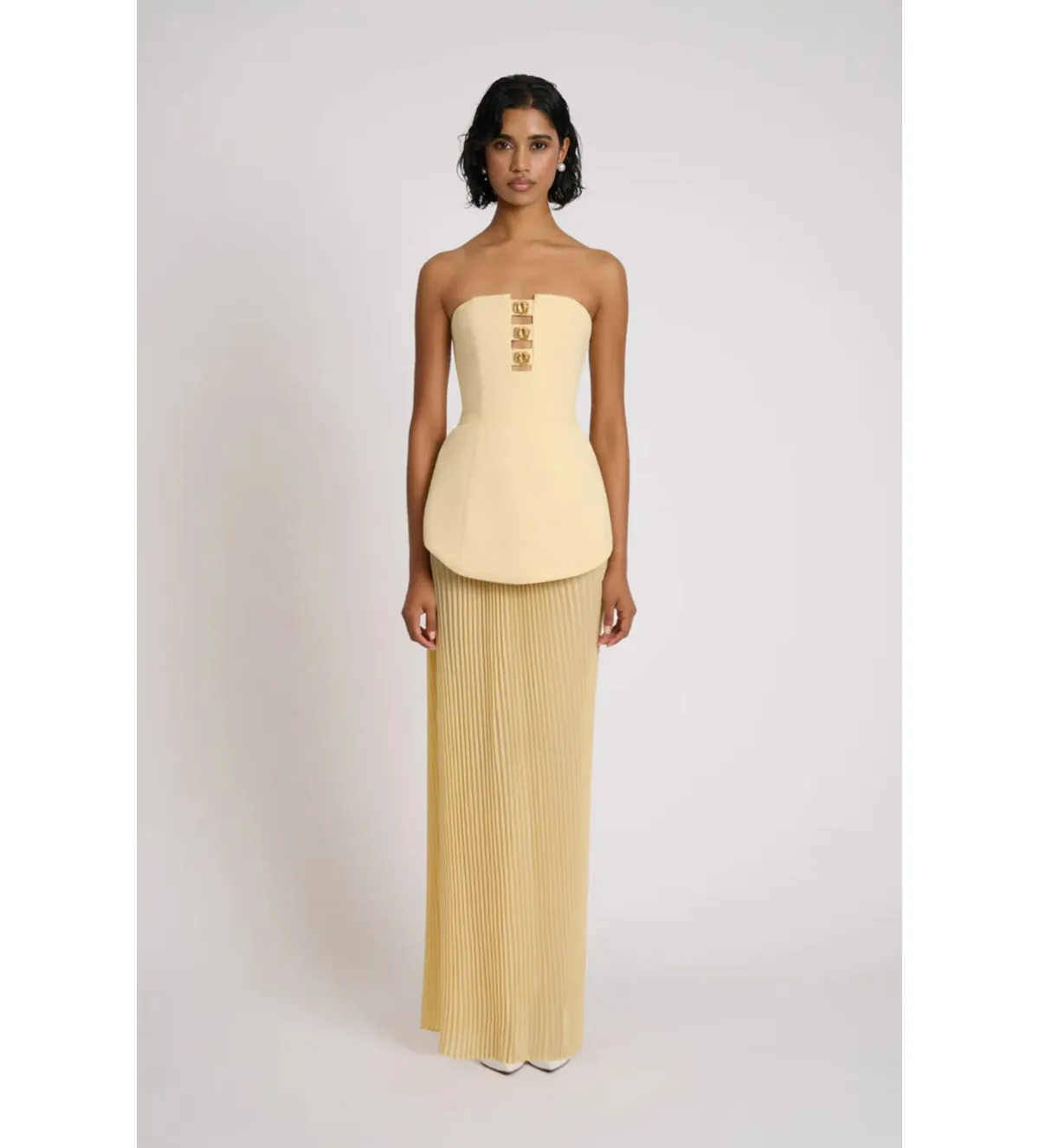 Eliya The Label Leo Maxi Dress Yellow Size M AU 10 - Image 2