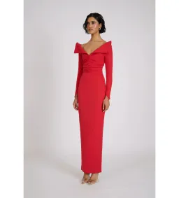 Eliya The Label Delsa Maxi Dress Red Size M AU 10 for rent on The Volte - image 4
