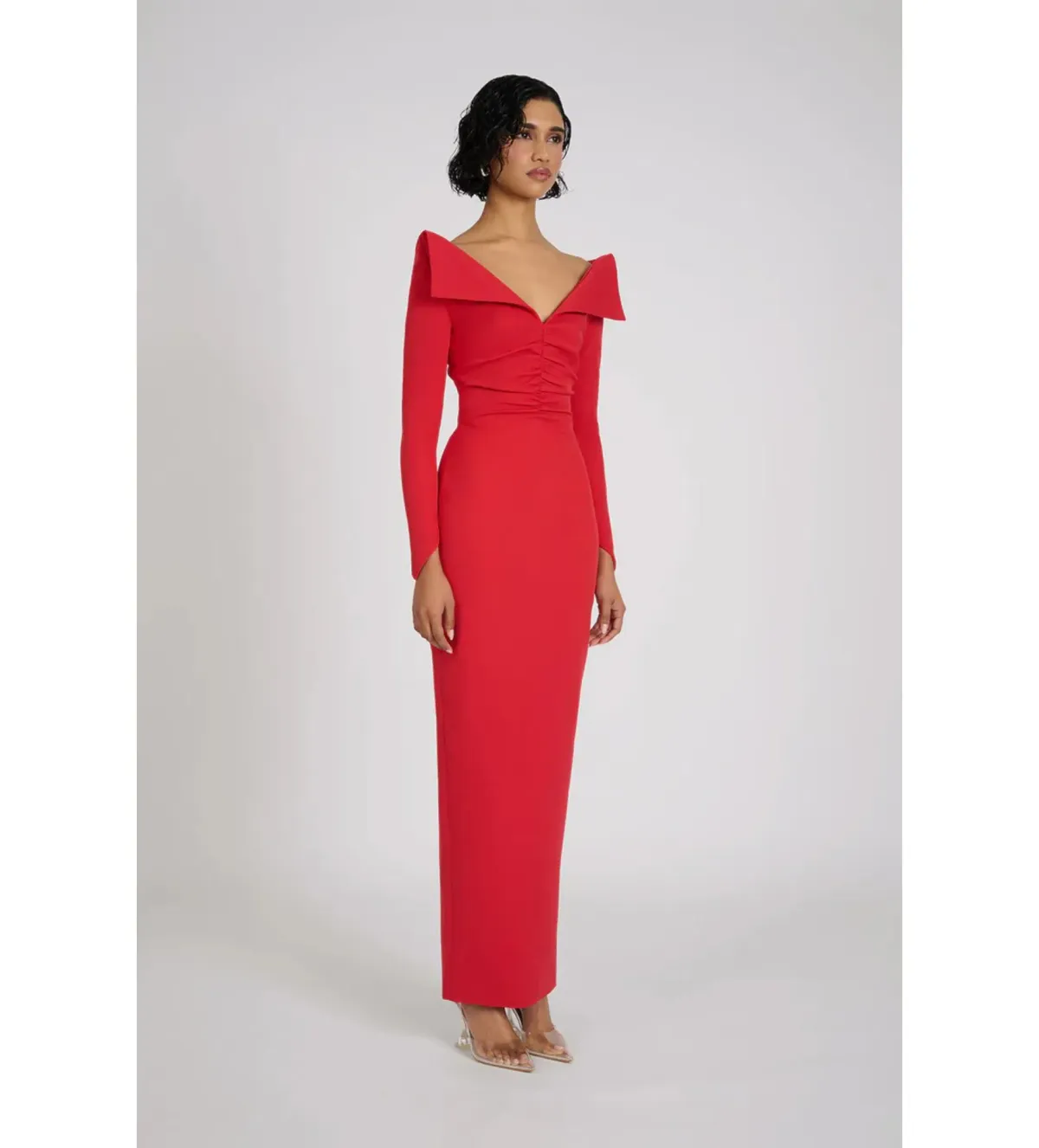 Eliya The Label Delsa Maxi Dress Red Size M AU 10 - Image 3
