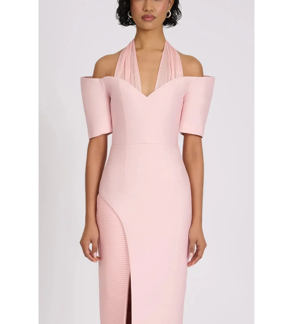 Eliya The Label Solara Midi Dress Pink Size M AU 10 - Image 5