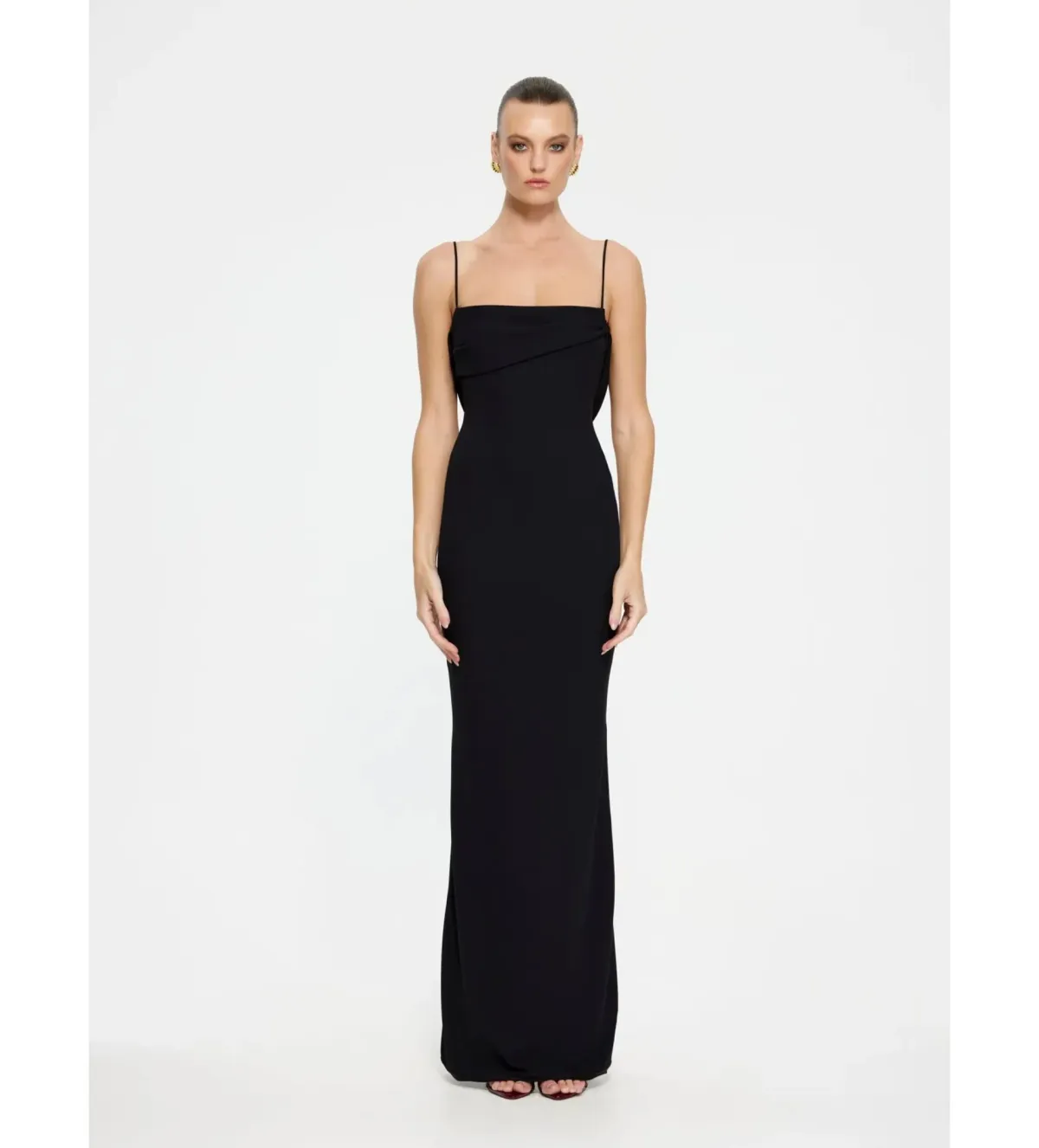Effie Kats Havilland Gown in Black Size AU12 - Image 1