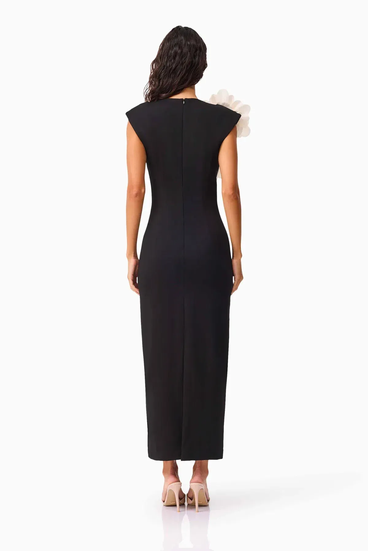 Elliatt Zahara V-Neck Gown in Black Size S/AU 8-10 - Image 5