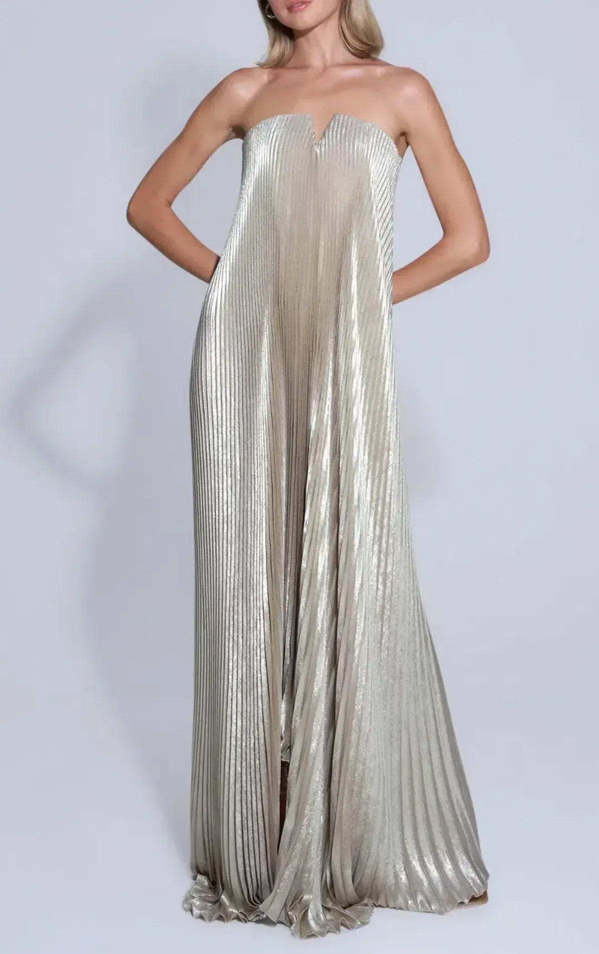 L’IDEE BLACK TIE GOWN GOLD SHIMMER SIZE 8 - Image 4