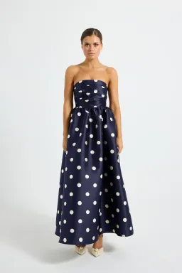 Pasduchas Dottie strapless midi size 8 for rent on The Volte - image 1