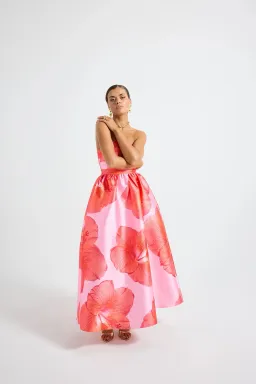 Pasduchas Kalani Midi Dress; size 12 for rent on The Volte - image 5