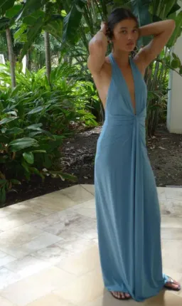 Bec and Bridge Tillie Drape Seafoam Maxi Size 8 for rent on The Volte - image 3