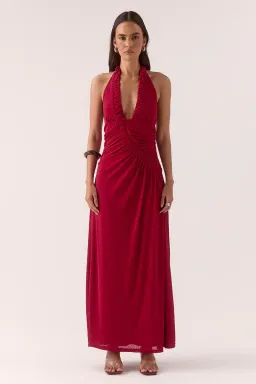 ALORA MAXI DRESS - RASPBERRY for rent on The Volte - image 1