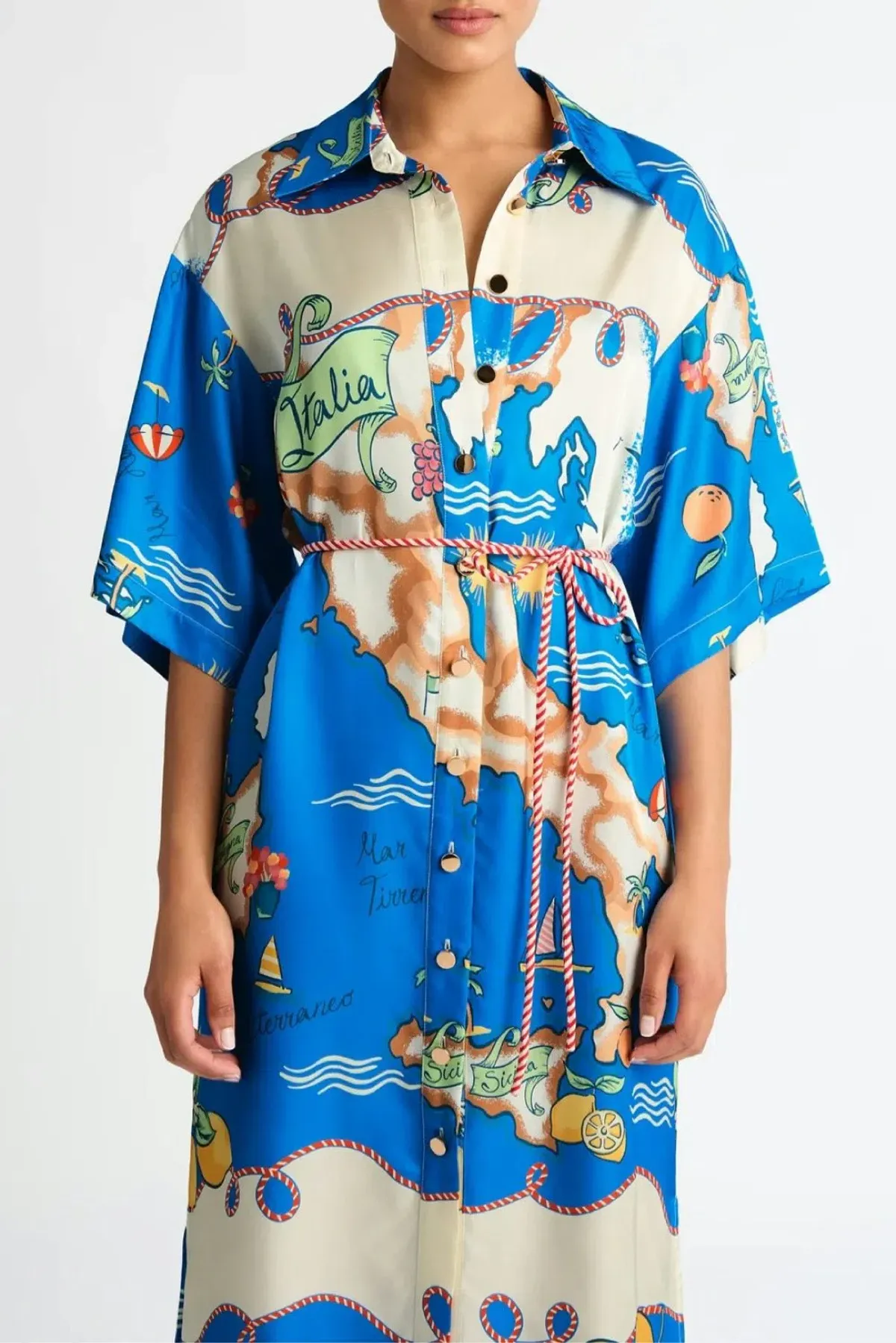 Sheike Isla Shirt dress size 8 - Image 4