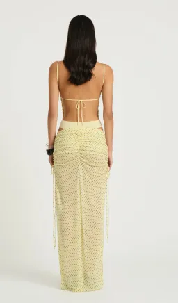 BENNI Ayla Maxi Skirt and Tanner Bodysuit for rent on The Volte - image 2