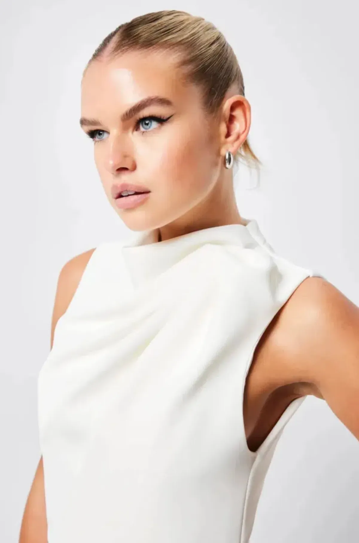 Mossman Cosmic White Dress - Image 2