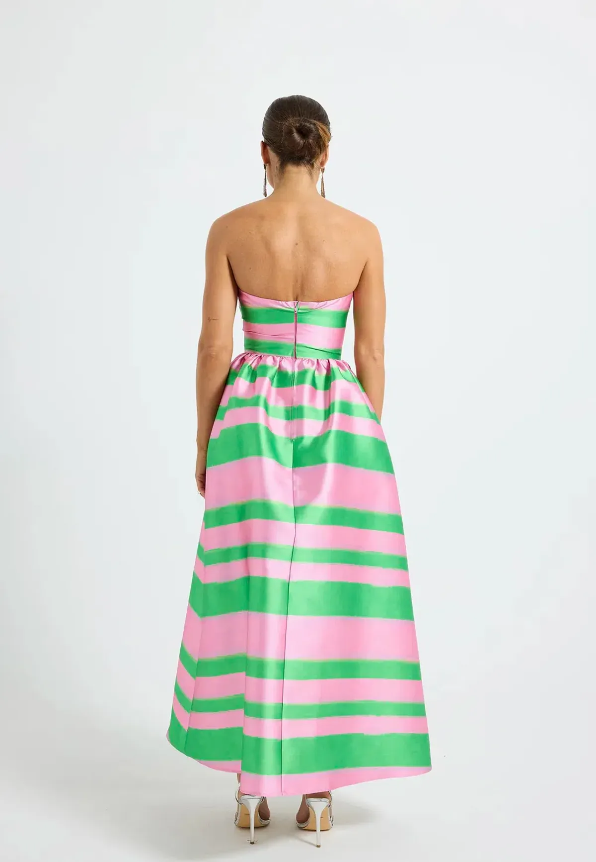 Pasduchas Dottie Midi Dress Watermelon Size 8 - Image 2