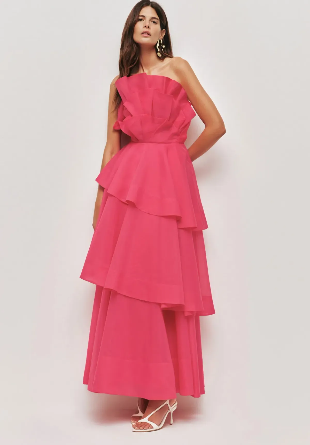 Aje Selestia Gown size 14 Pink Magenta - Image 1