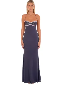 I am Delilah Delilah Maxi Dress Midnight Blue Size S / AU 8 for rent on The Volte - image 3