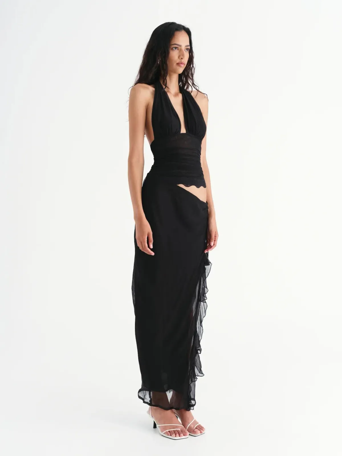 BENNI Penelope Maxi Dress in Black Size 10 - Image 7