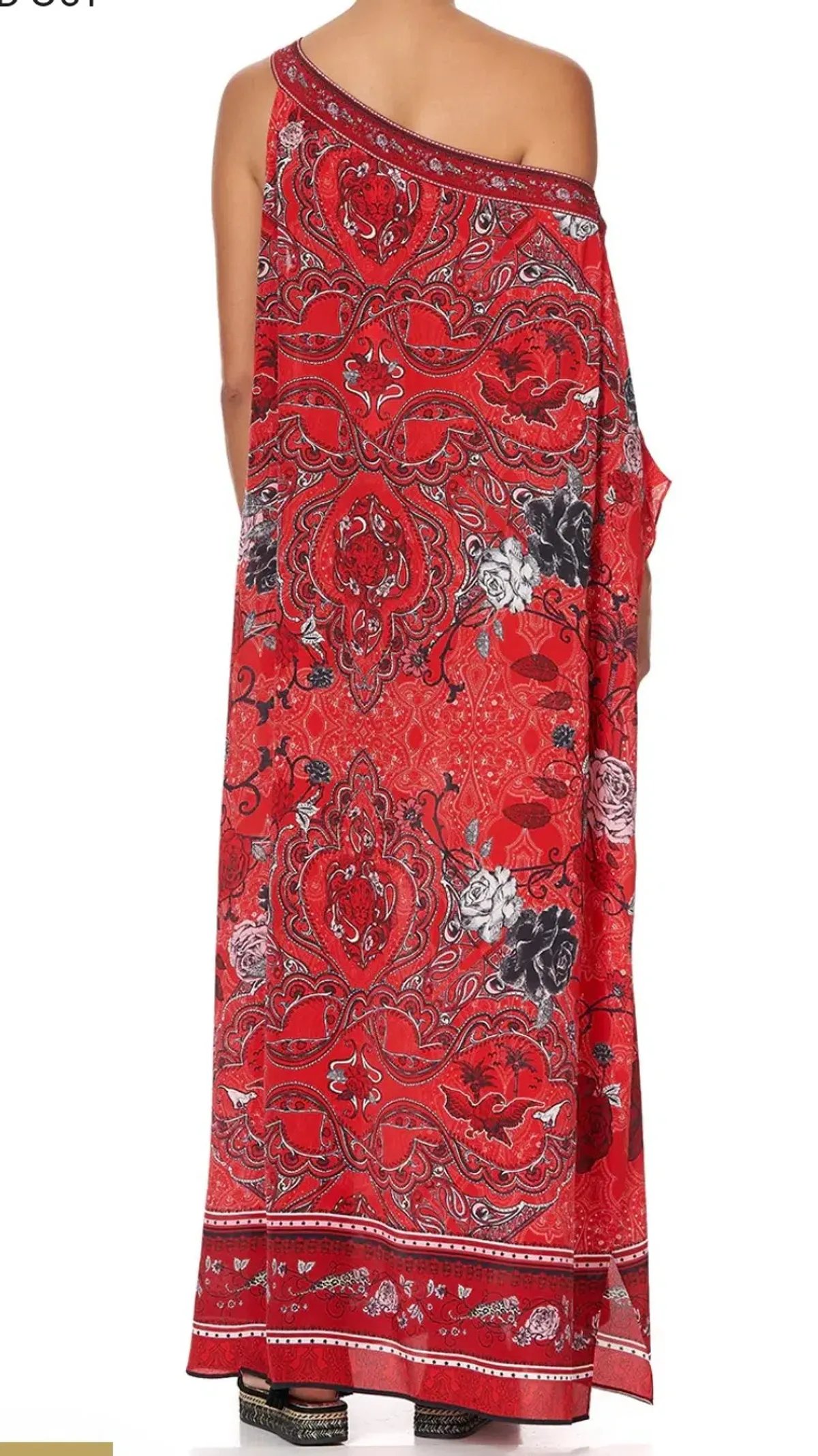 Camilla Pirate Punk One Shoulder Kaftan with Neckband XL - Image 4