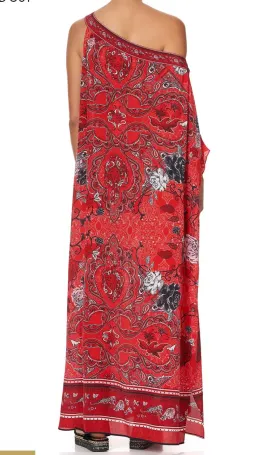 Camilla Pirate Punk One Shoulder Kaftan with Neckband XL for rent on The Volte - image 4