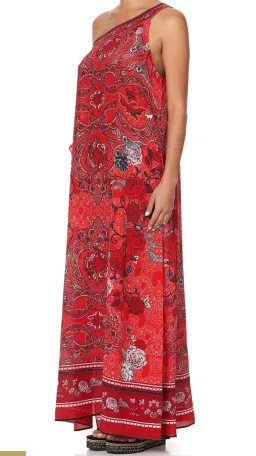 Camilla Pirate Punk One Shoulder Kaftan with Neckband XL for rent on The Volte - image 1
