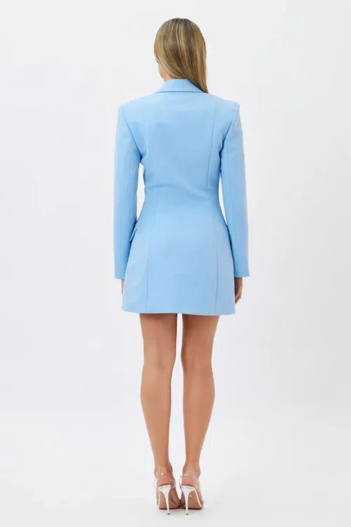 BIANCA AND BRIDGETT Nellie Blazer Dress Blue Size 6 - Image 3