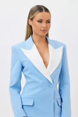 BIANCA AND BRIDGETT Nellie Blazer Dress Blue Size 6 for rent on The Volte - image 2