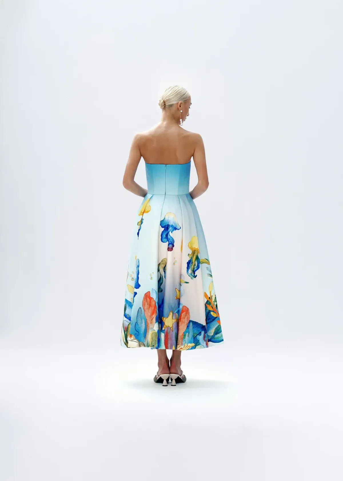Justin Tong AQUARELLE MIDI DRESS - Image 6