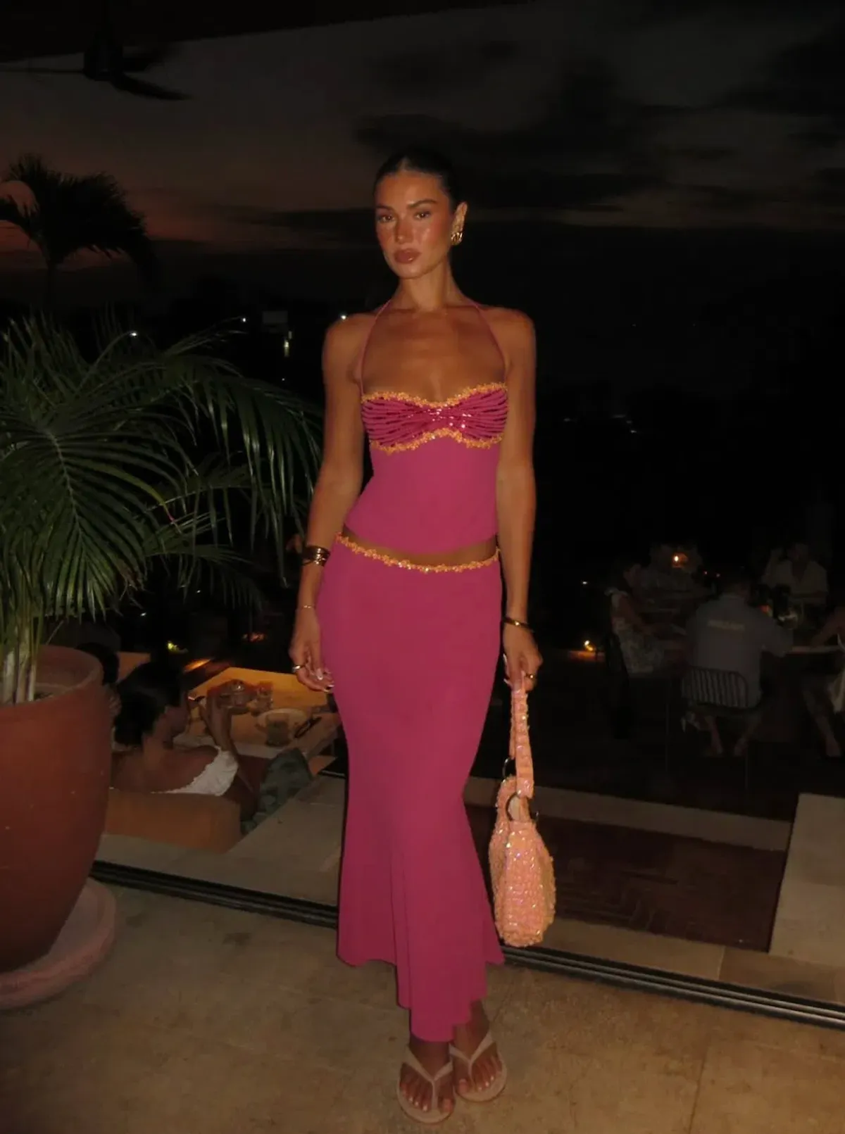 I AM DELILAH JEMIMA MIDI SKIRT & JEMIMA HALTER. SIZE S / AU 8-10 - Image 5