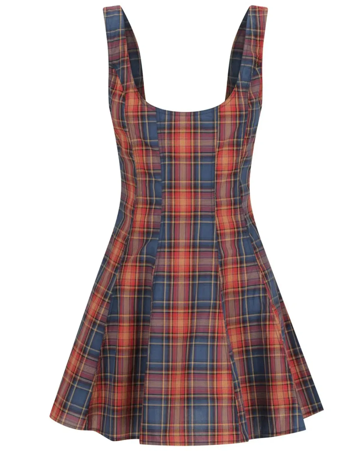 Katharina Lou - Annabel Mini Strawberry Blue Check - Image 2