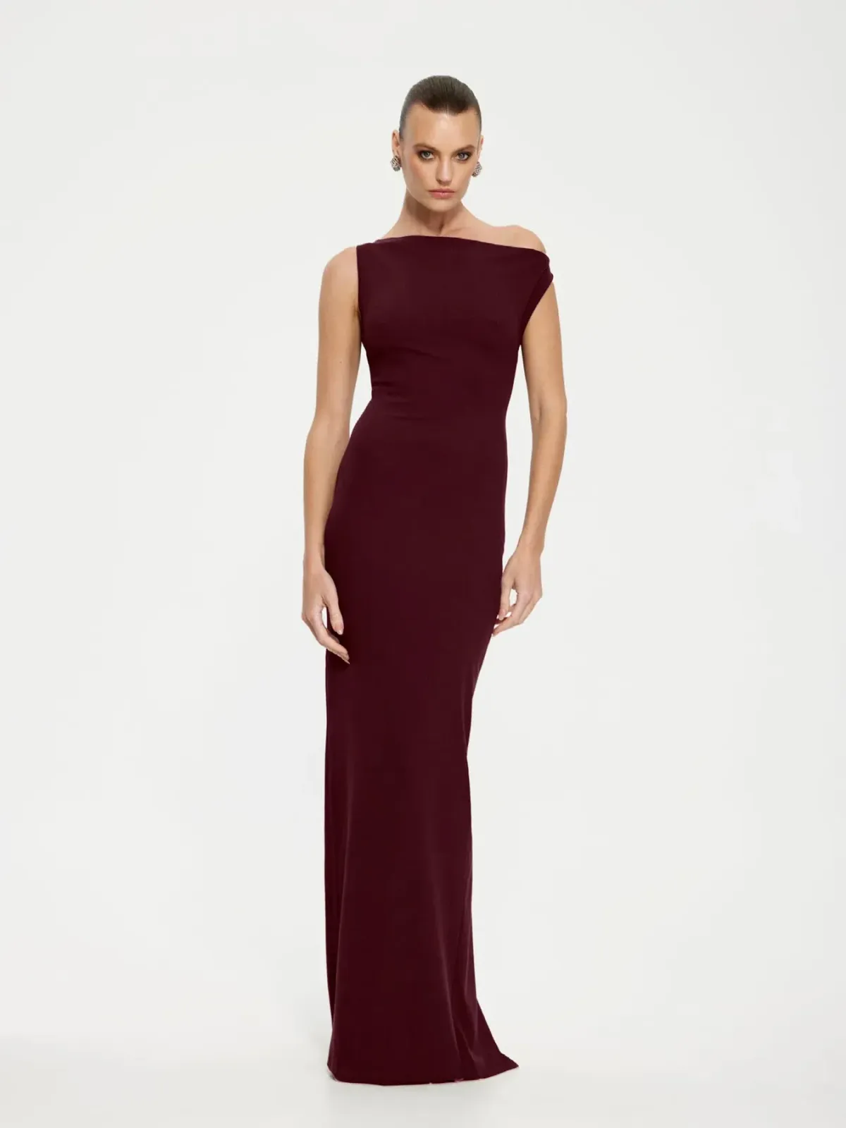 EFFIE KATS INAYA GOWN WINE SIZE XS (6-8) - Image 3