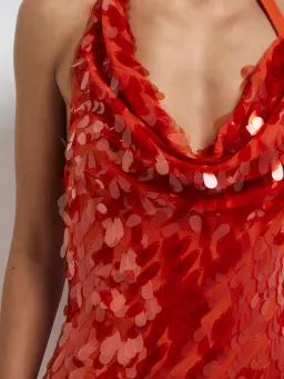 Sheike Jessica Maxi Dress size 18 Red for rent on The Volte - image 3