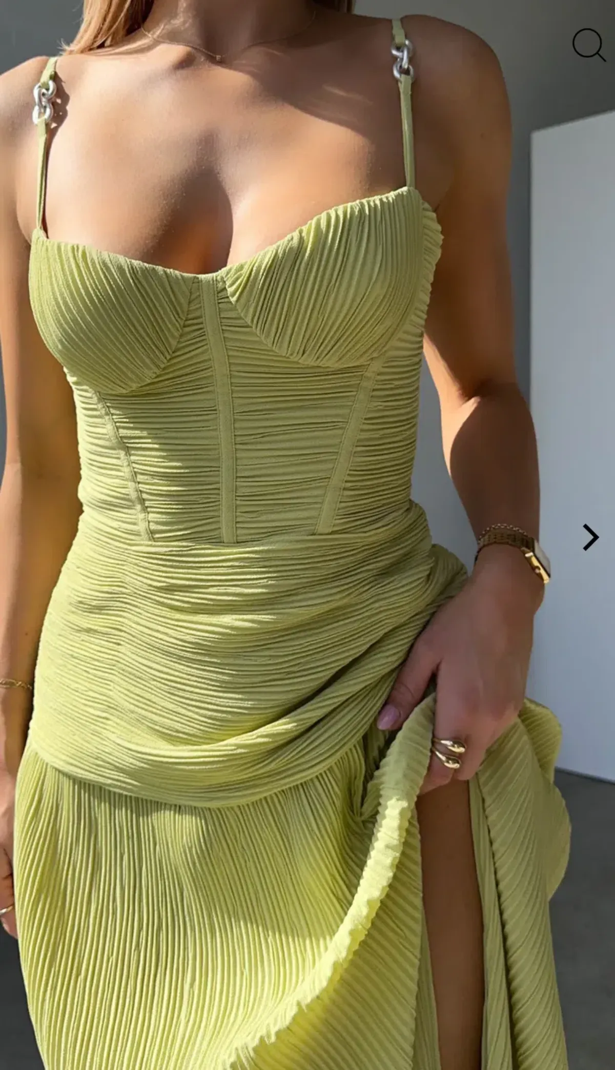 Manning Cartell Double Time Pleat Dress Size 10 - Image 2