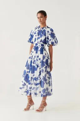 Aje Elysium Blouson Midi Dress (size 8) for rent on The Volte - image 2