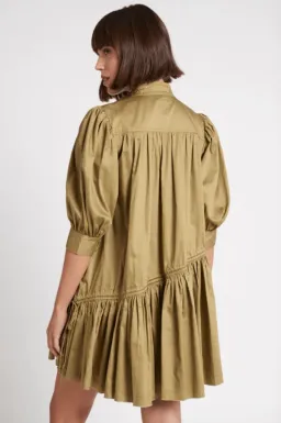 Aje Frequency Drawstring Smock Dress     for rent on The Volte - image 2