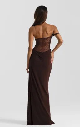 NATALIE ROLT - SLOANE DRESS - ESPRESSO for rent on The Volte - image 3