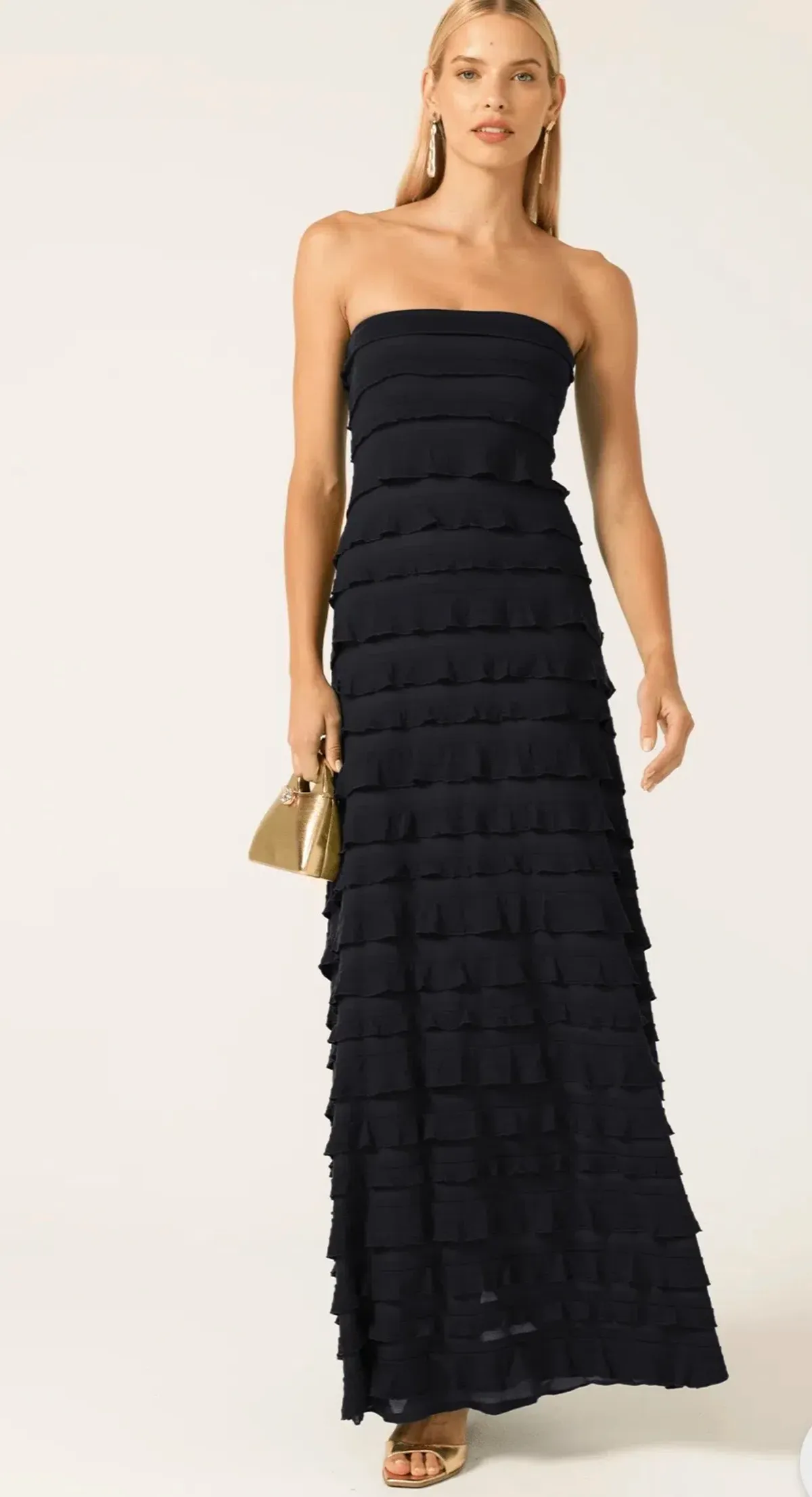 MADDISON MAXI DRESS IN BLACK - Image 1