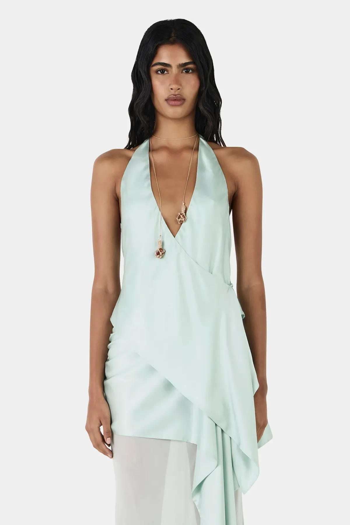 Hansen And Gretel Aisling Halter Top Seafoam Mint Size 10 - Image 1