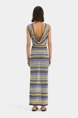 Sir The Label Coastline Tie Dress size 2 / 10 Cali Stripe for rent on The Volte - image 4