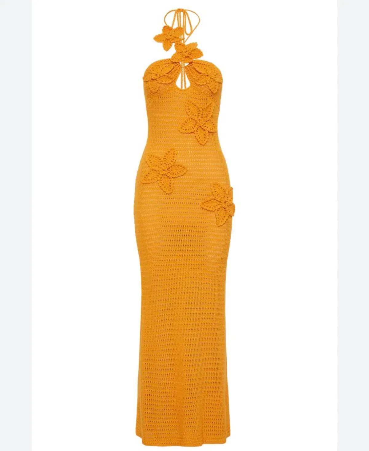 Meshki Island Dress orange Xs or 6 - Image 1