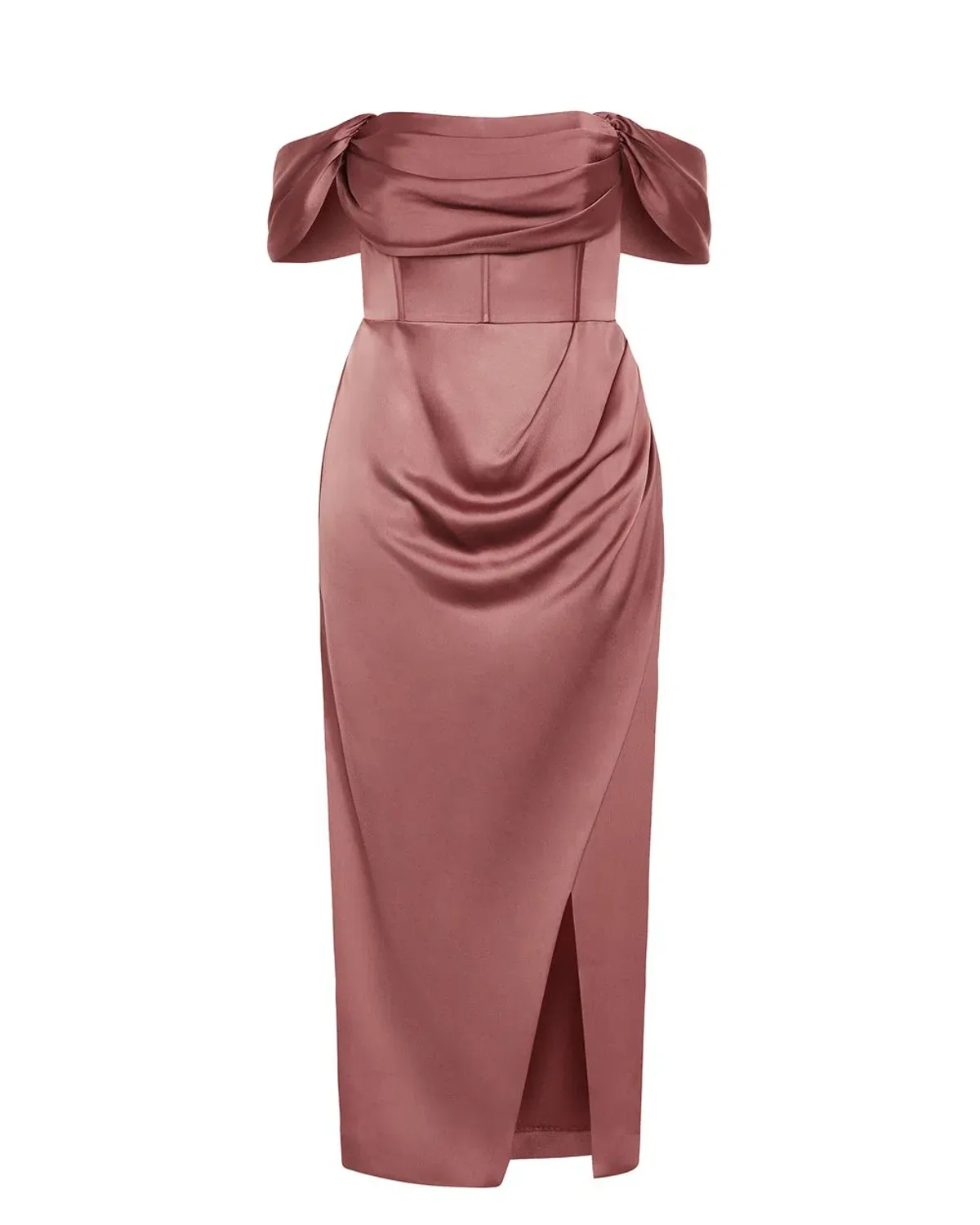 City Chic forbidden love maxi dress size 16 - Rose - Image 4