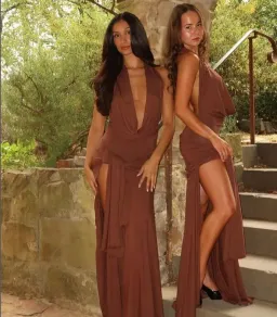 Cherie Attire Evelyn Halter Maxi  for rent on The Volte - image 1