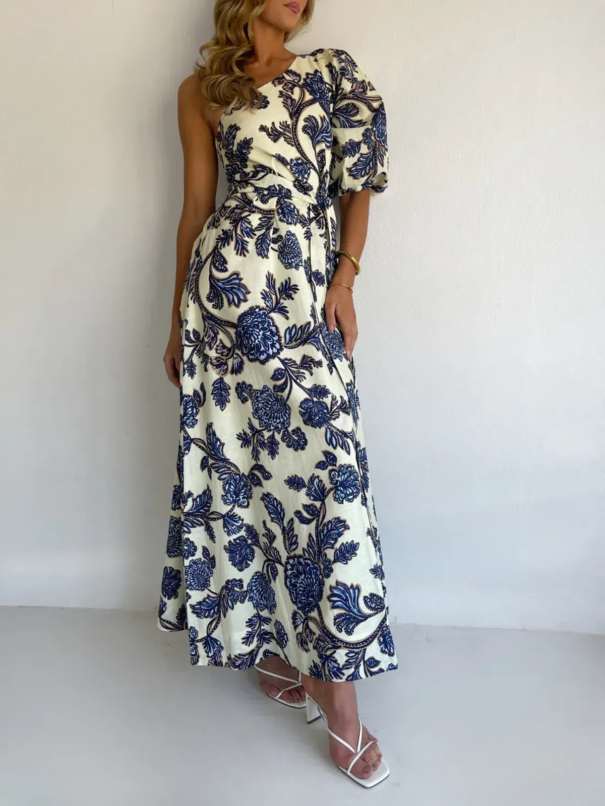 By Nicola Isla Maxi Dress size 8 Blue Paisley  - Image 2