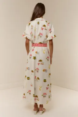 The Marla Dress - Palm Noosa.  Size 10, Midi length. for rent on The Volte - image 2