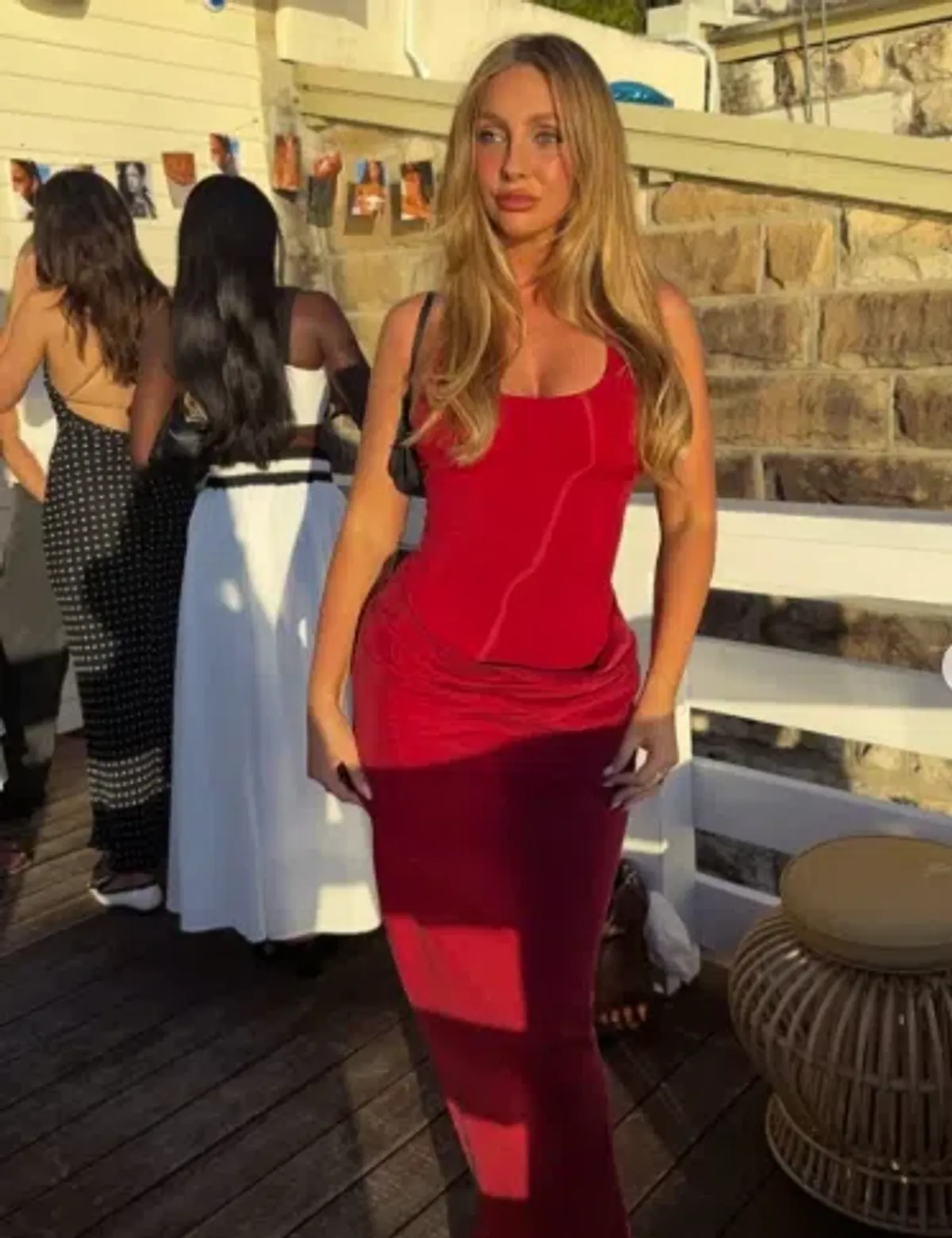 BENNI Jade Maxi Dress in Scarlet Red 6 - Image 1
