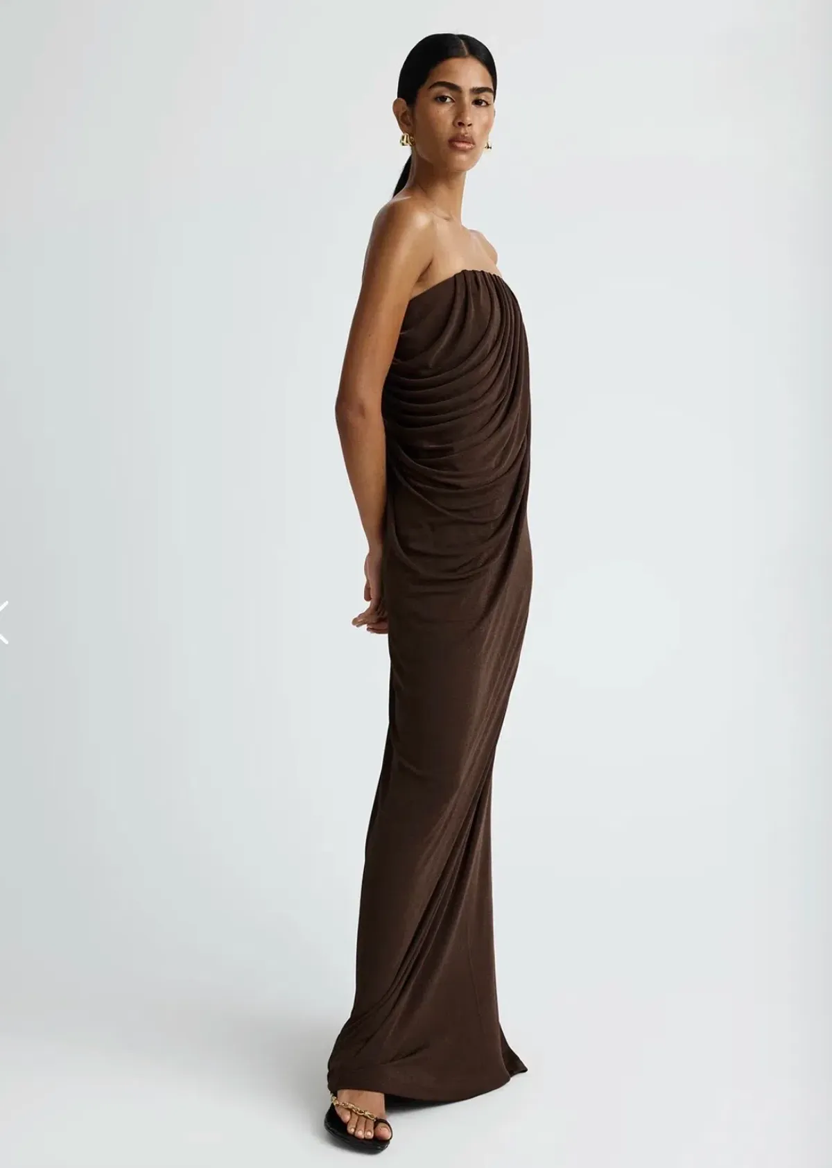 Anna Quan Zella Dress Espresso AU Size 8 - Image 3