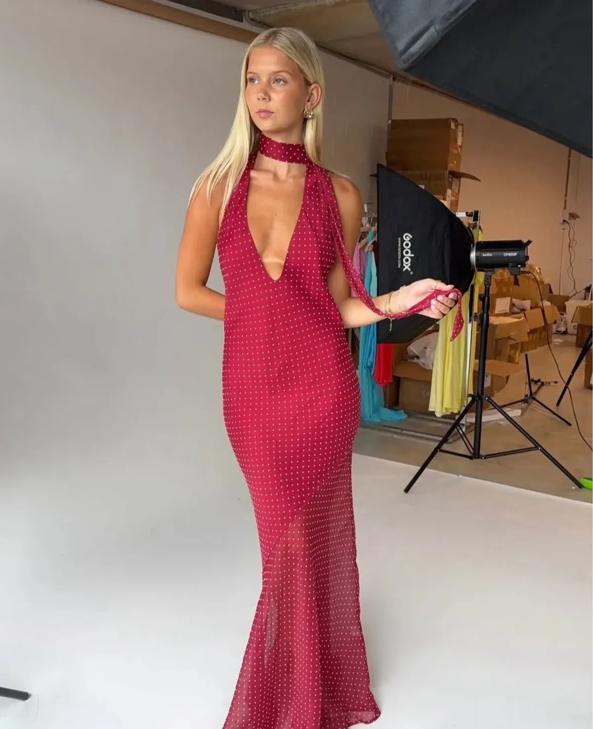 I Am Delilah Jasmine Maxi Wine Size S - Image 1