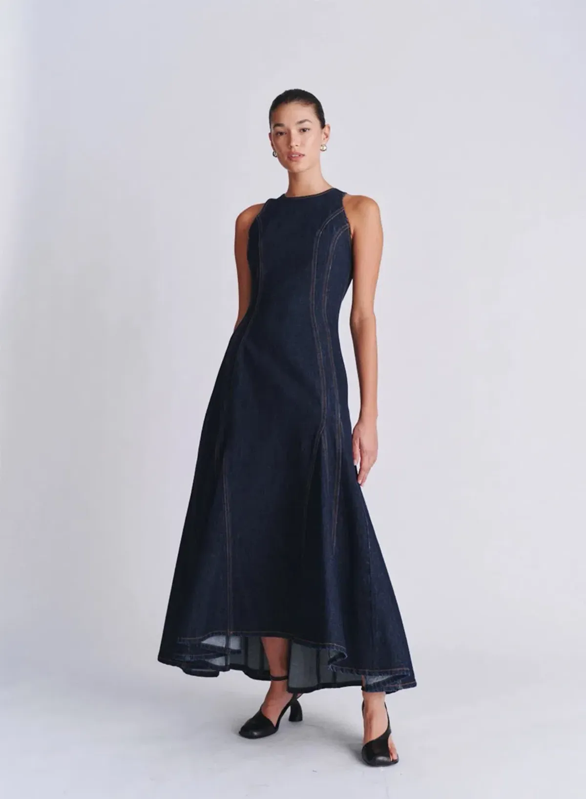 ANNA QUAN Bianca Dress Indigo Denim 8 AU - Image 3