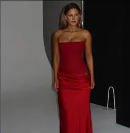 HNTR The Label Huxley Gown in Wine 10 for rent on The Volte - image 1