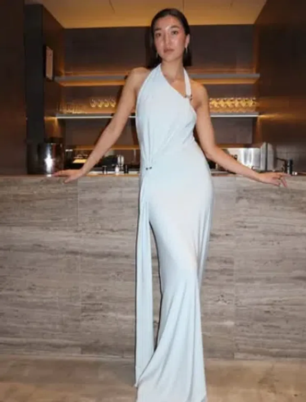 Misha Blue Rivera Misha Jersey Maxi Dress 8 - Image 2