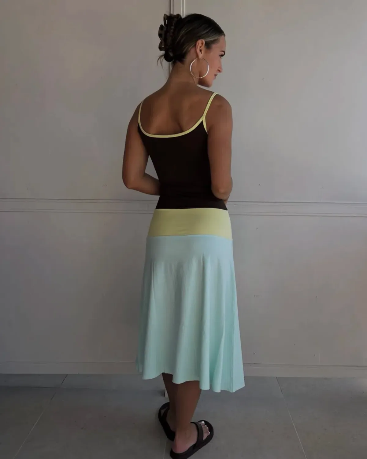 Lucy Midi Dress - Mirage 8 - Image 2