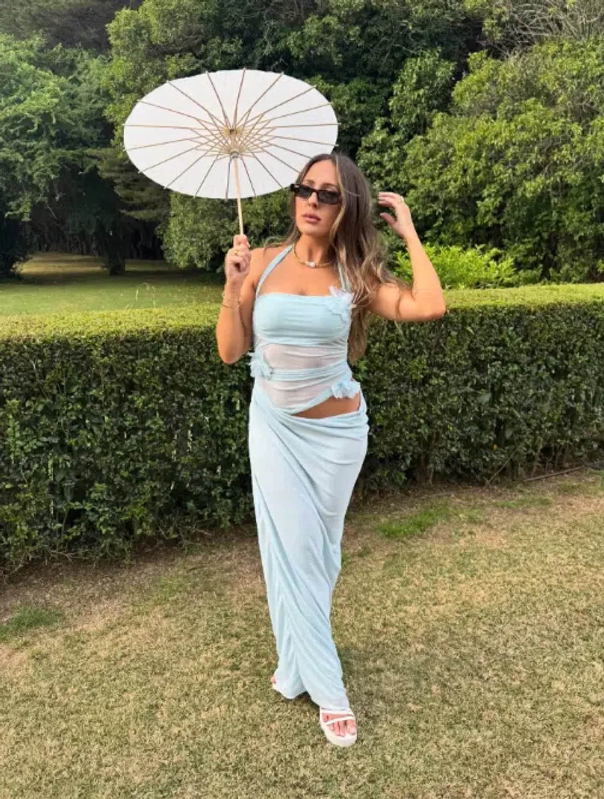 Benni Florence Maxi Dress In Fresh Mint Size 10 - Image 4