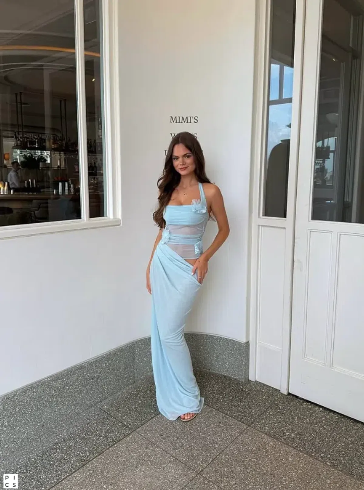 Benni Florence Maxi Dress In Fresh Mint Size 10 - Image 3